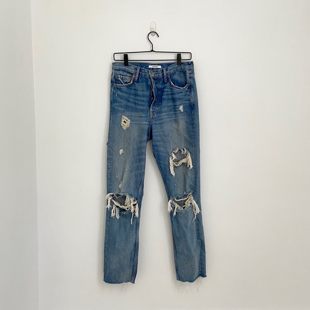 GRLFRND Karolina Butt Slit Jeans